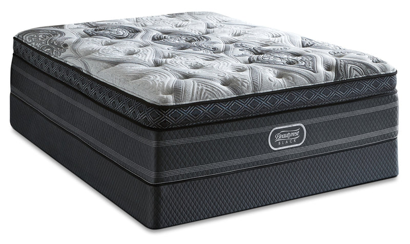 Ensemble matelas moelleux à Euro-plateau Precious Beautyrest Black pour grand lit