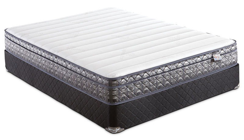 Ensemble matelas ferme à Euro-plateau Endeavour 4 de Springwall pour lit simple