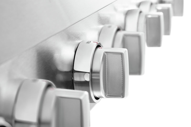 Surface de cuisson à gaz KitchenAid de 48 po à 6 éléments - acier inoxydable - KCGC558JSS