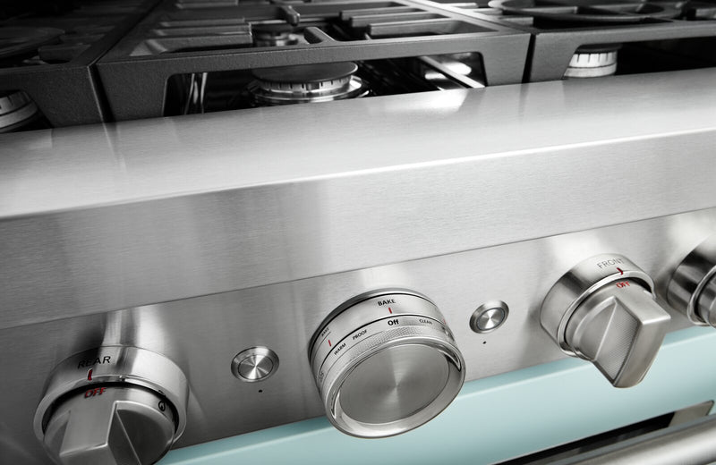Cuisinière intelligente hybride KitchenAid de 5,1 pi³ avec autonettoyage - bleu Miami - KFDC506JMB