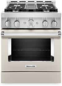 Cuisinière intelligente hybride KitchenAid de 4,1 pi³ avec autonettoyage - lait frappé - KFDC500JMH