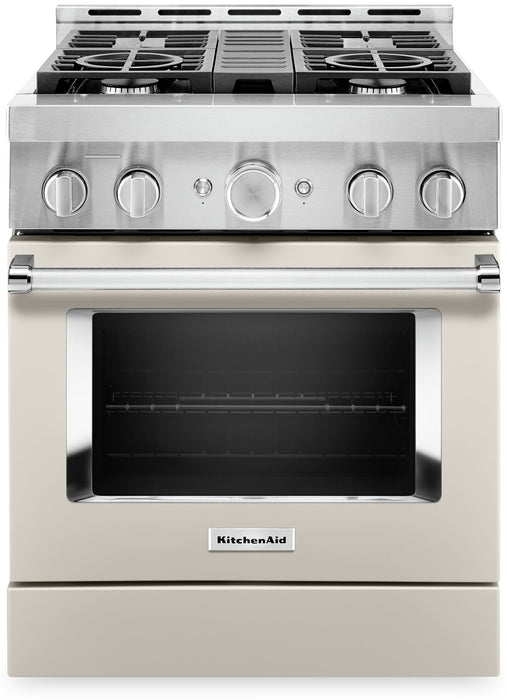 Cuisinière intelligente hybride KitchenAid de 4,1 pi³ avec autonettoyage - lait frappé - KFDC500JMH