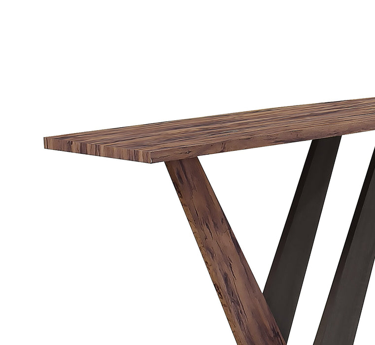 Table de salon moderne Kinsley de 47,25 po - bois brun foncé