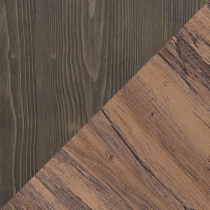 Table de salon moderne Kinsley de 47,25 po - bois brun foncé