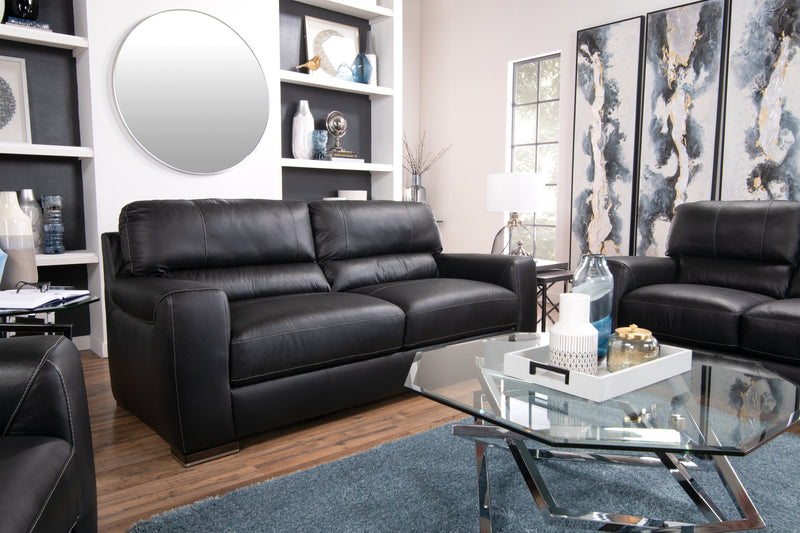 Table à café octogonale somptueuse Konstanz de 40 po avec dessus en verre - argentée avec base en métal