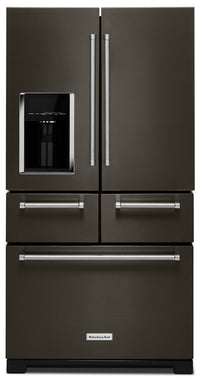 Réfrigérateur KitchenAid de 24 pi³ et de 36 po à multiples portes et à portes françaises - acier ino…