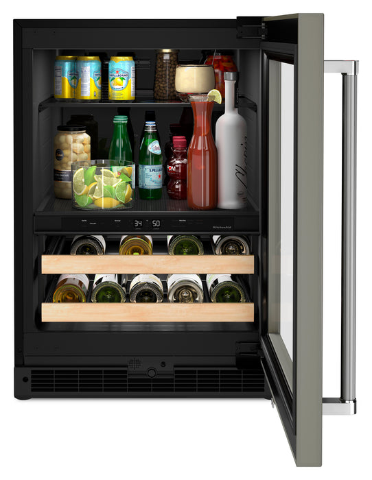 Refroidisseur à boissons KitchenAid de 4,9 pi³ et de 24 po sous le comptoir - panneau personnalisable - KUBR214KPA