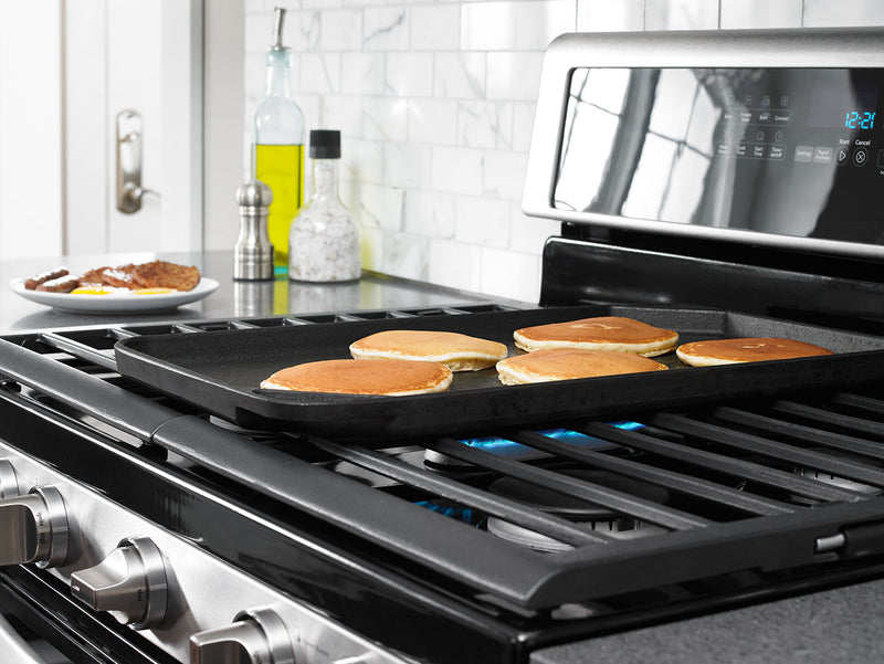 Cuisinière à gaz Whirlpool de 6 pi³ avec technologie AquaLiftMD et autonettoyage - acier inoxydable - WGG745S0FS