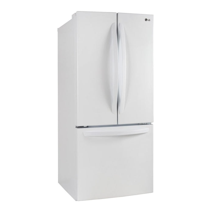 Réfrigérateur LG de 22 pi³ et de 30 po à portes françaises - blanc - LRFNS2200W