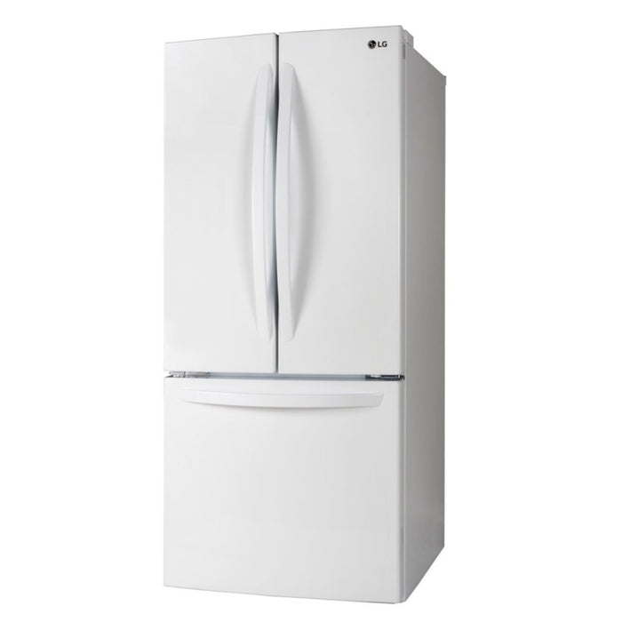 Réfrigérateur LG de 22 pi³ et de 30 po à portes françaises - blanc - LRFNS2200W