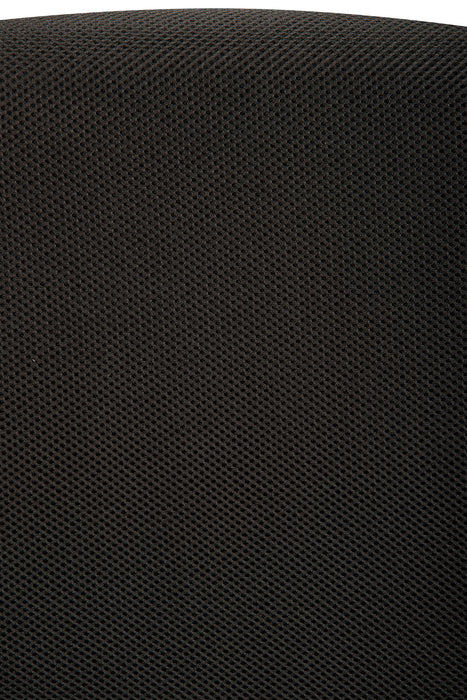 Chaise de bureau Leigh de 16 po - noire avec dossier à mailles