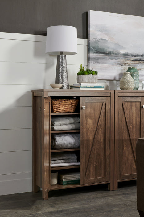 Armoire de rangement pour chaussures Levi de 31 po - noisette