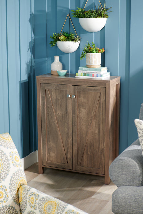 Armoire de rangement pour chaussures Levi de 31 po - noisette