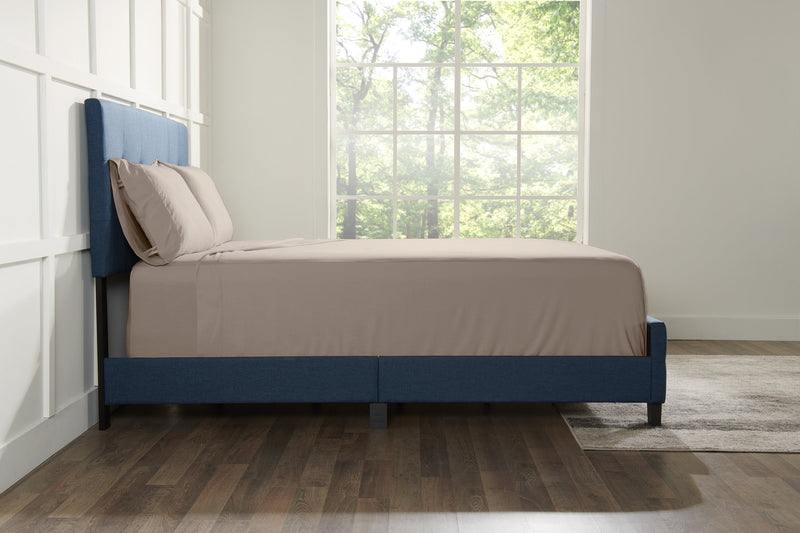 Ensemble de draps haute performance Hyper-LinenMC de BEDGEAR 4 pièces pour très grand lit - beige