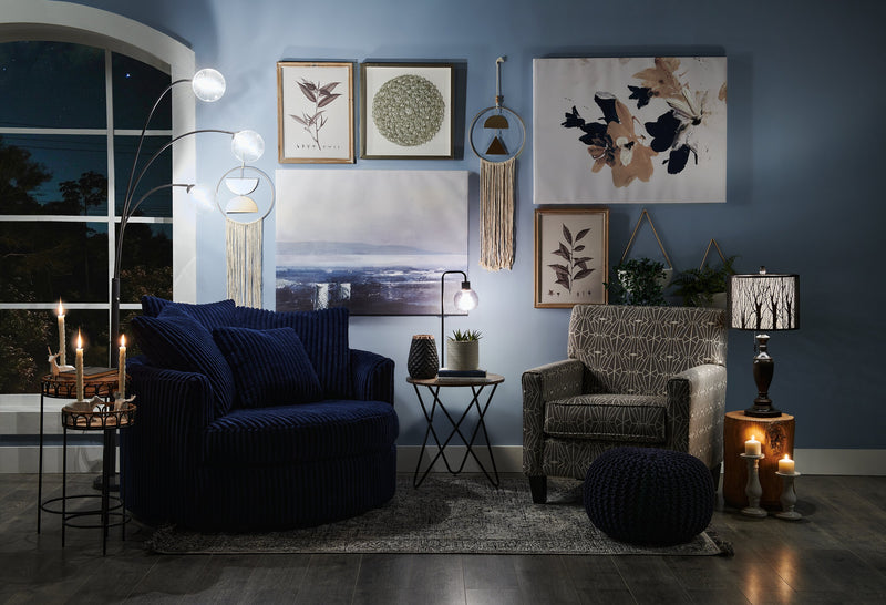 Lampe à pied arquée milieu du 20e siècle de 82 po noire à 3 ampoules avec base en marbre et abat-jour en verre