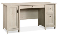 Bureau d’ordinateur Edge Water de 59,06 po - marron blanchi