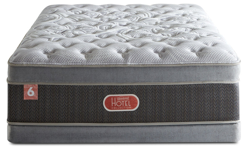 Ensemble moelleux à Euro-plateau épais Hotel Diamond 6 de Beautyrest pour lit simple