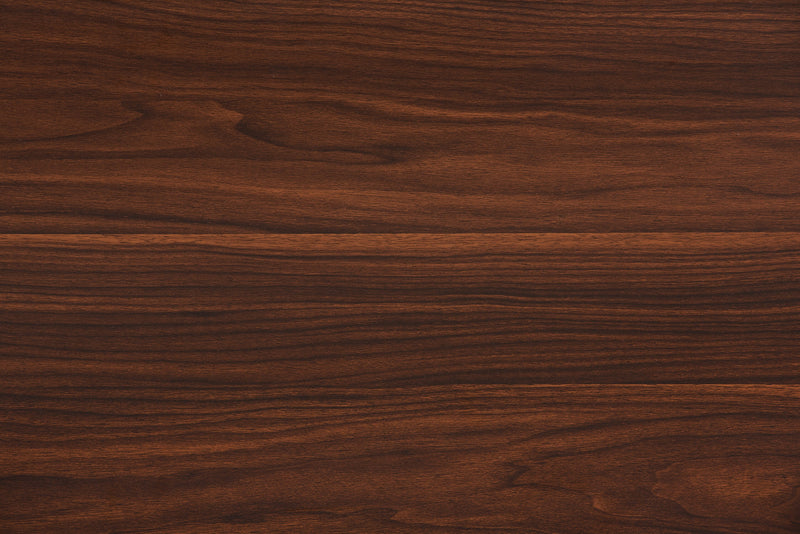 Meuble pour téléviseur moderne Lovran de 71 po avec rangement et système de gestion des câbles pour téléviseurs jusqu’à 80 po - noyer foncé et blanc