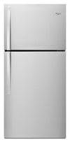 Réfrigérateur Whirlpool de 19,2 pi³ et de 30 po à congélateur supérieur - acier inoxydable monochrome - WRT549SZDM