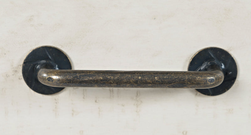 Meuble pour téléviseur rustique Madison de 50 po avec rangement et système de gestion des câbles pour téléviseurs jusqu’à 55 po - blanc