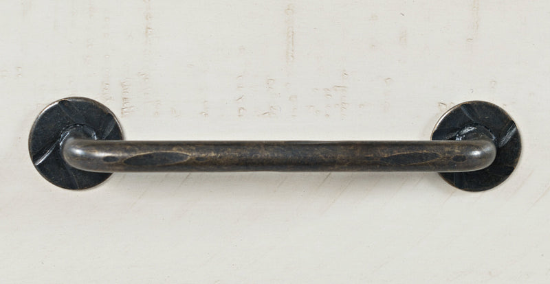 Meuble pour téléviseur rustique Madison de 60 po avec rangement et système de gestion des câbles pour téléviseurs jusqu’à 65 po - blanc