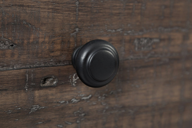 Table de salon rustique Madison de 50 po avec rangement et tablette - bois gris-brun