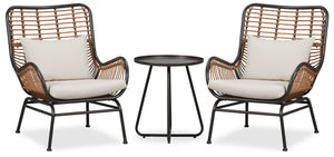 Coin-repas pour la terrasse Maki 3 pièces