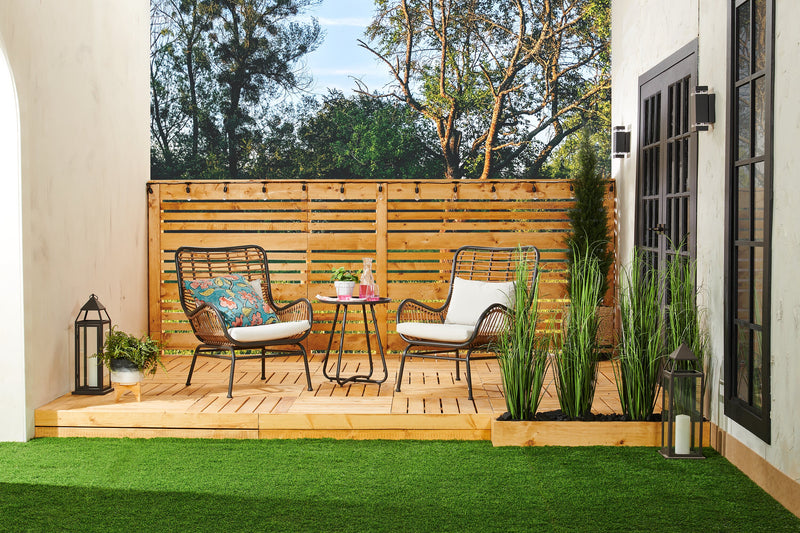 Coin-repas pour la terrasse Maki 3 pièces