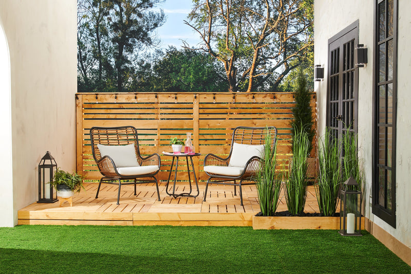 Coin-repas pour la terrasse Maki 3 pièces