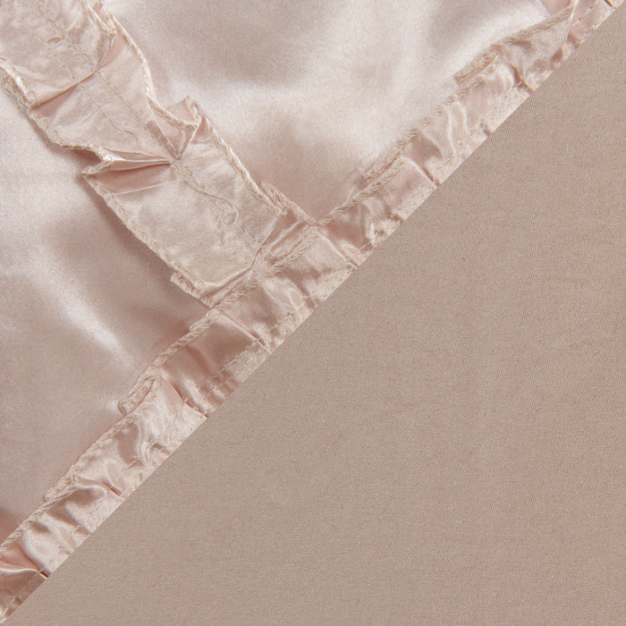 Ensemble d'édredon Margot 7 pièces pour grand lit - moka