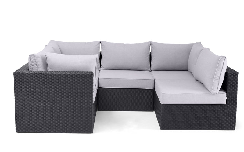 Ensemble Minnesota 5 pièces pour la terrasse - gris