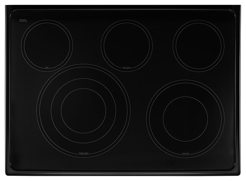 Cuisinière électrique Whirlpool de 6,7 pi³ - acier inoxydable - YWGE745C0FS