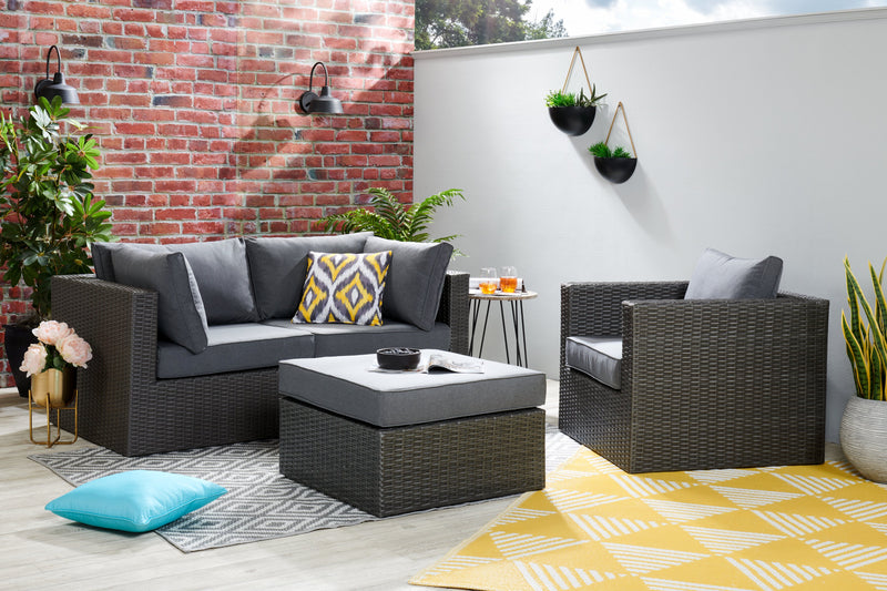 Grand pouf Morris pour la terrasse