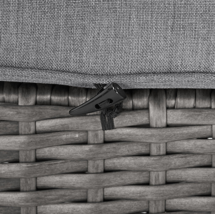 Petit pouf Morris pour la terrasse, ensemble de 2