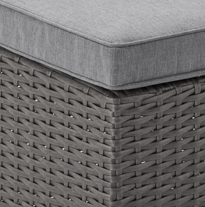 Petit pouf Morris pour la terrasse, ensemble de 2