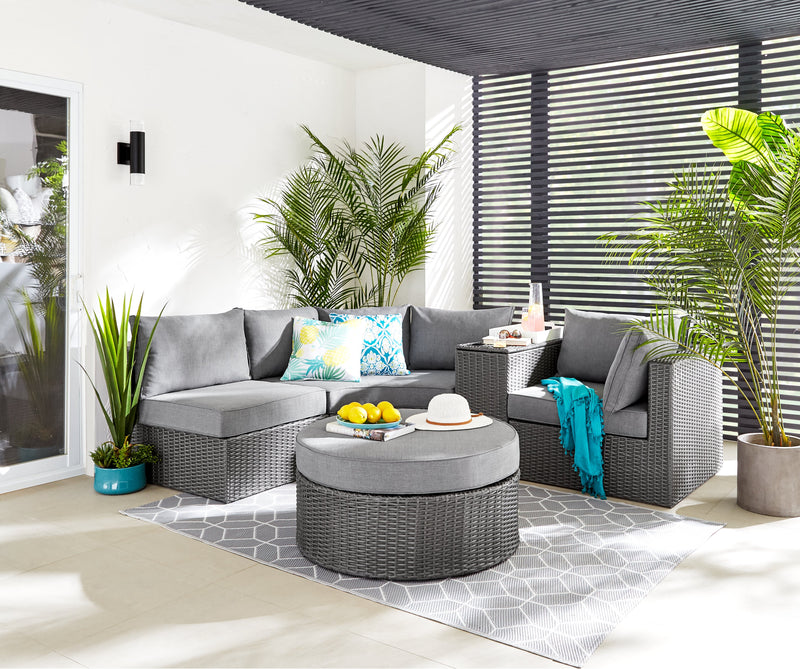 Fauteuil sans accoudoirs Morris pour la terrasse avec rangement