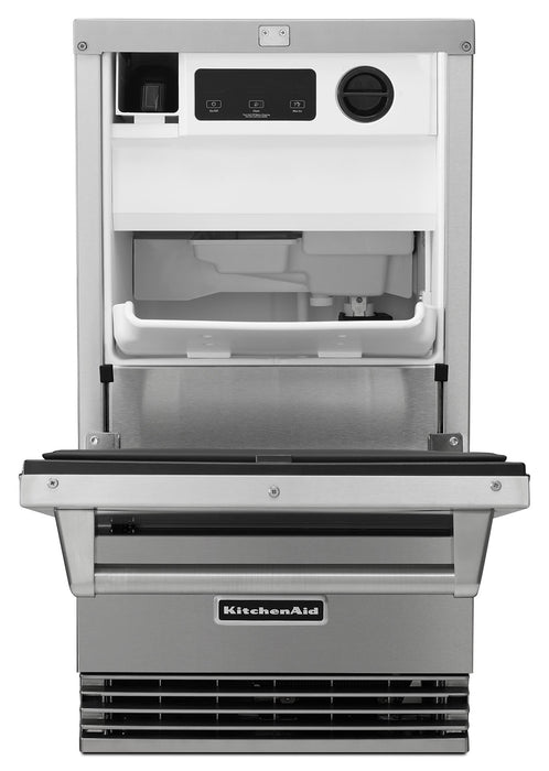 Machine à glace automatique extérieure KitchenAid de 18 pouces - KUIO18NNZS 