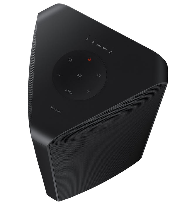 Haut-parleur de fête bidirectionnel de 160 W SAMSUNG MX-ST40 sans fil avec résistance à l’eau IPX5 (MX-ST40B/ZC)