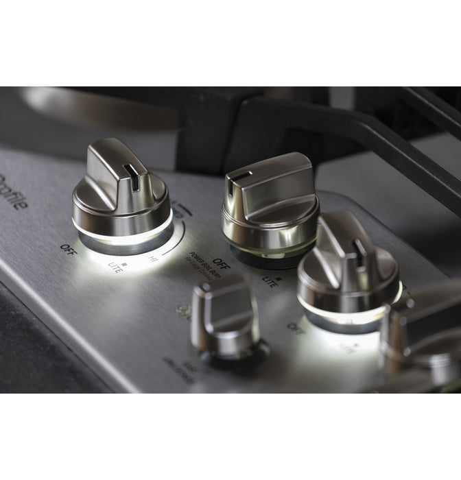 Surface de cuisson à gaz Profile de 30 po à 5 éléments - acier inoxydable - PGP9030SLSS