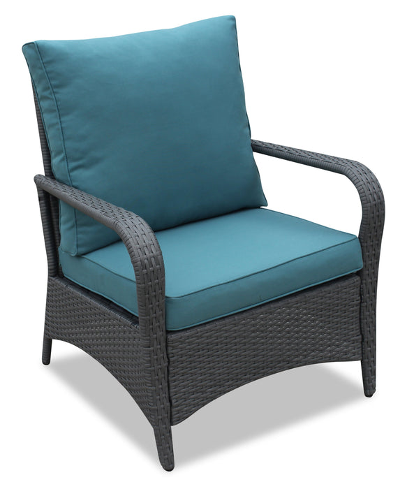 Ensemble de conversation Nassau 4 pièces - bleu