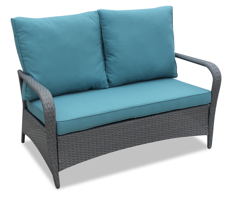 Ensemble de conversation Nassau 4 pièces - bleu