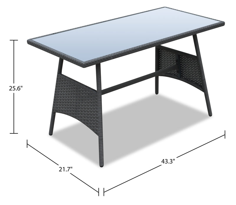 Ensemble de conversation Nassau 4 pièces - gris