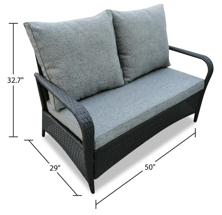 Ensemble de conversation Nassau 4 pièces - gris