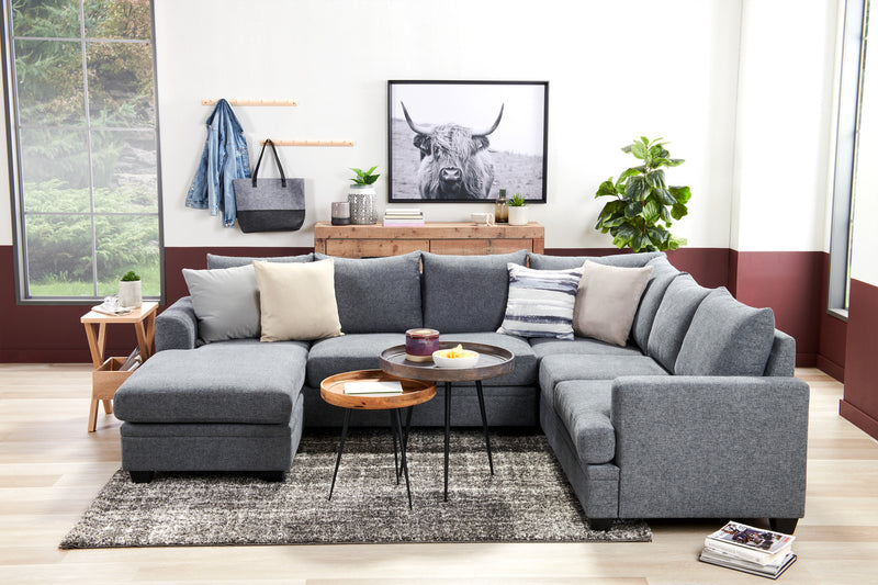 Table d'appoint ronde Nashik de 20 po - brune