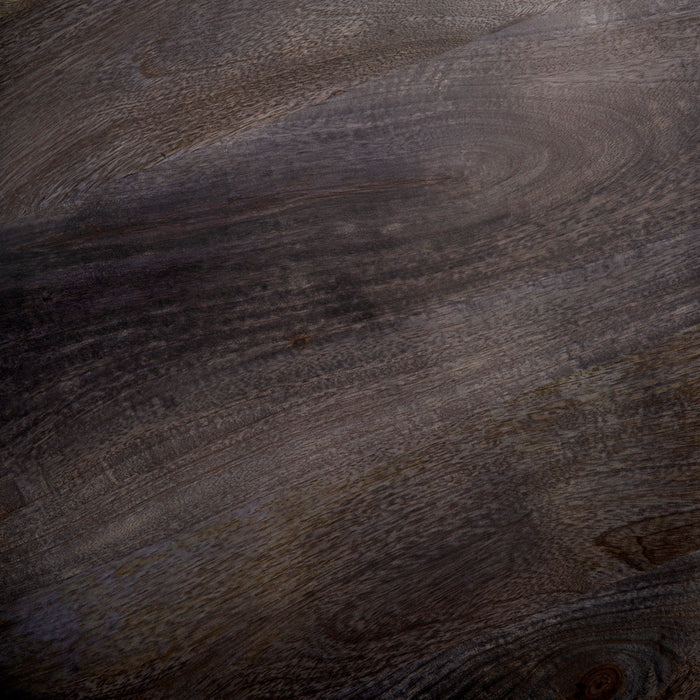 Table d'appoint ronde Nashik de 24 po - gris-brun