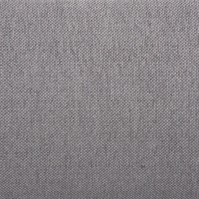 Lit rembourré Naya en tissu gris capitonné - format très grand lit