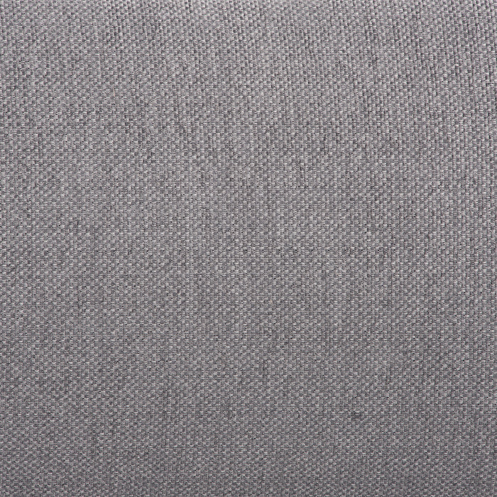 Lit rembourré Naya en tissu gris capitonné - format grand lit