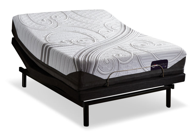 Matelas Ermano iComfort EFX3D Serta pour lit simple très long et base ajustable Motion Essentials 3