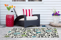 Carpette Marigot pour l'intérieur et l'extérieur - 7 pi x 10 pi