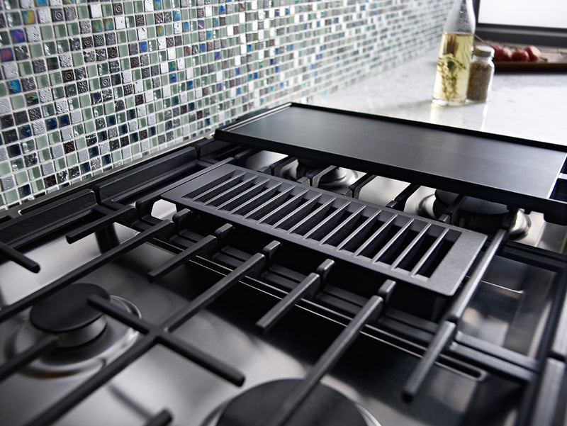 Cuisinière hybride KitchenAid de 6,4 pi³ avec technologie AquaLiftMD et autonettoyage - acier inoxydable - KSDG950ESS